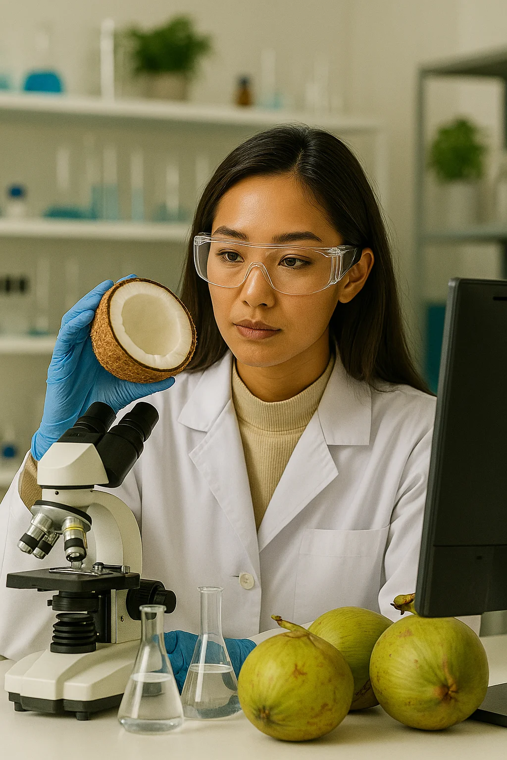 Scientific research on coconut